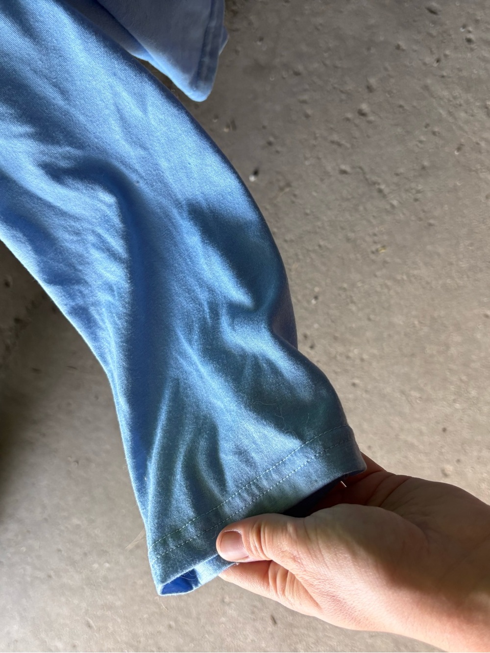 QUARTER SLEEVE PERIWINKLE CARDIGAN - Picture 2 of 3